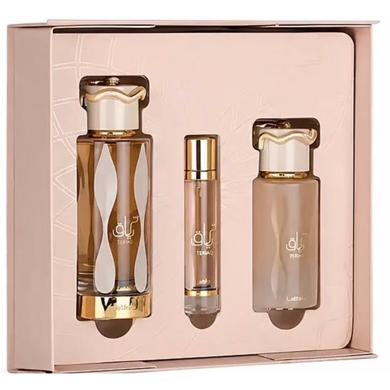 Perfume Feminino Árabe Teriaq 100 ml + Perfume 12ml + Perfume Capilar 50ml Original Lançamento