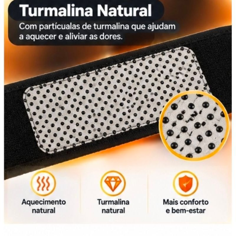 Munhequeira Magnética Turmalina Alivio de Dor Pulso Aberto 1pç — imagem 2 de 2