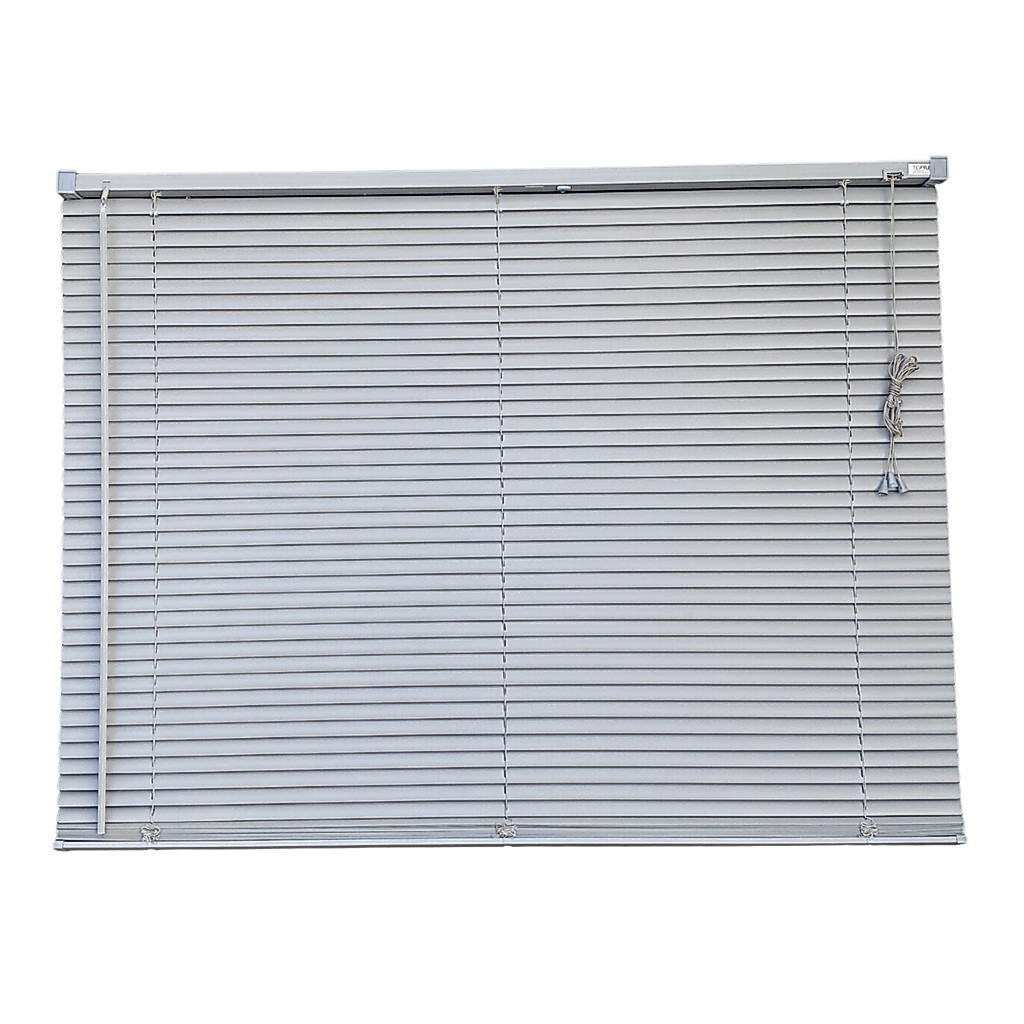 Persiana Horizontal PVC 25mm Cinza 120 (L) x 220 (A) cm Cortina