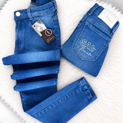 Calça Jeans Feminina Cintura Alta Skinny (Tamanhos 34 ao 44)