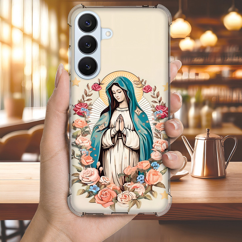 Capa Capinha GALAXY A20 A16 A15 A14 A13 A12 A11 A10 A05 Anti-impacto Personalizada fé NOSSA SENHORA 3414