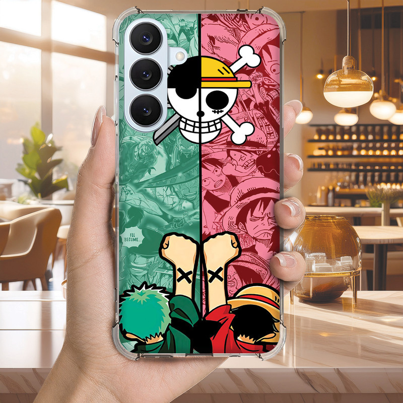 Capa Capinha GALAXY A04 A03 A02 M54 M53 M52 Anti-impacto Personalizada anime ONE PIECE (3473)