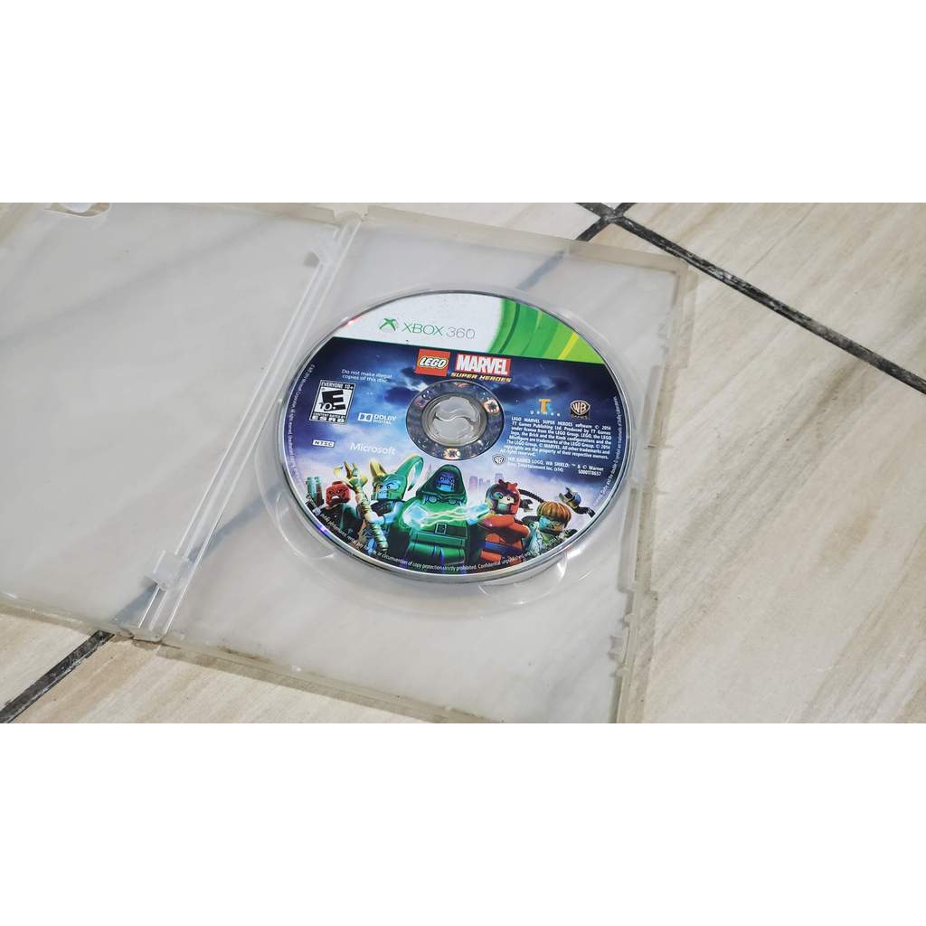 lego marvel super heroes mídia física do xbox 360. N622