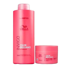 Wella Professionals Invigo Color Brilliance Shampoo 1l+Máscara 150ml