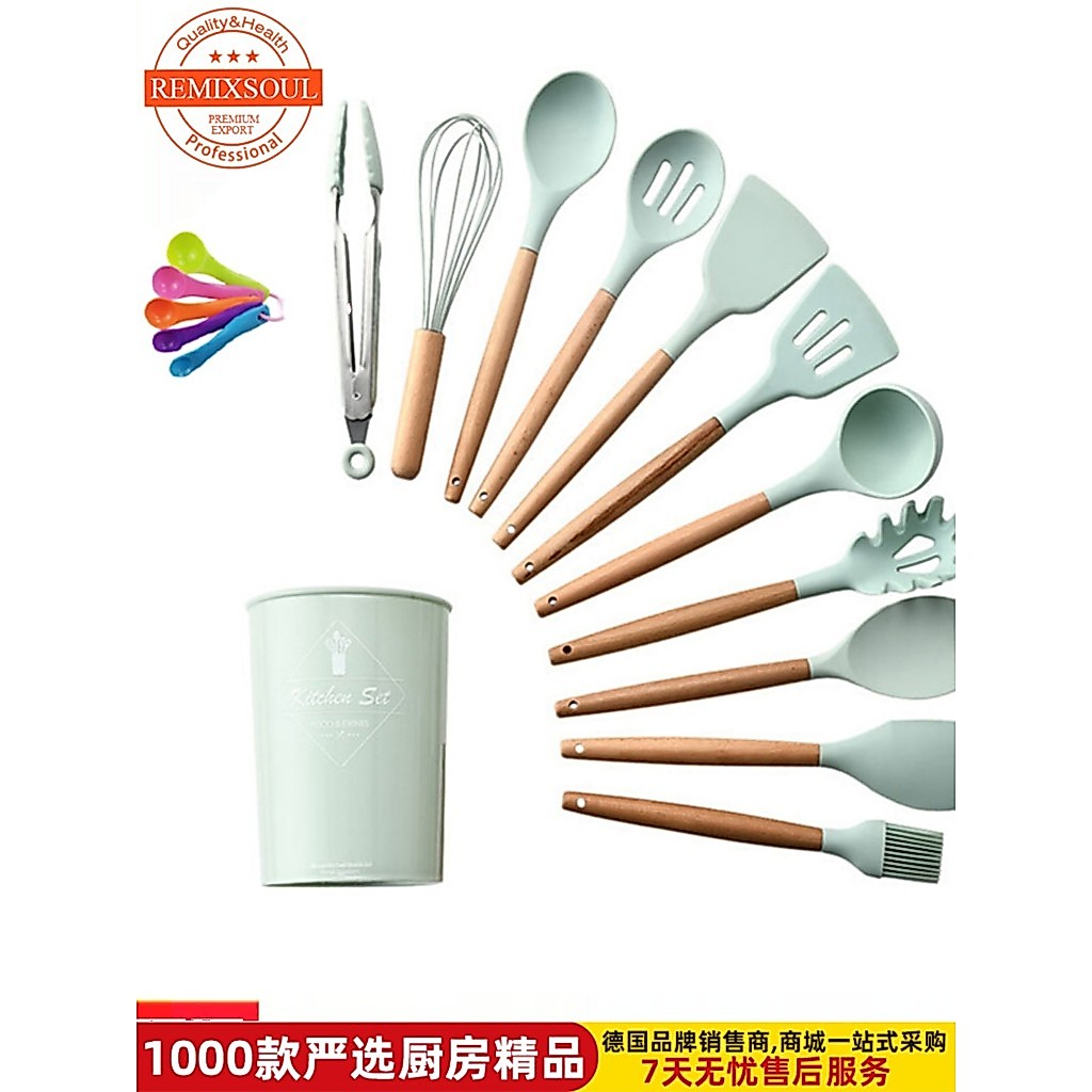 Exportar utensílios de cozinha espátula antiaderente colher de sopa espátula resistente a altas temperaturas Silicone ca