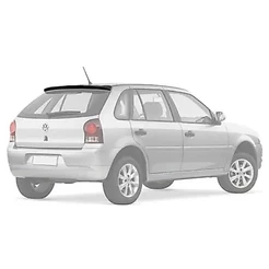 Aerofólio Gol G2 G3 G4 1995 1996 1997 1998 2000 2001 2002 2004 2005 2014 Sem Leds Preto Tg Poli
