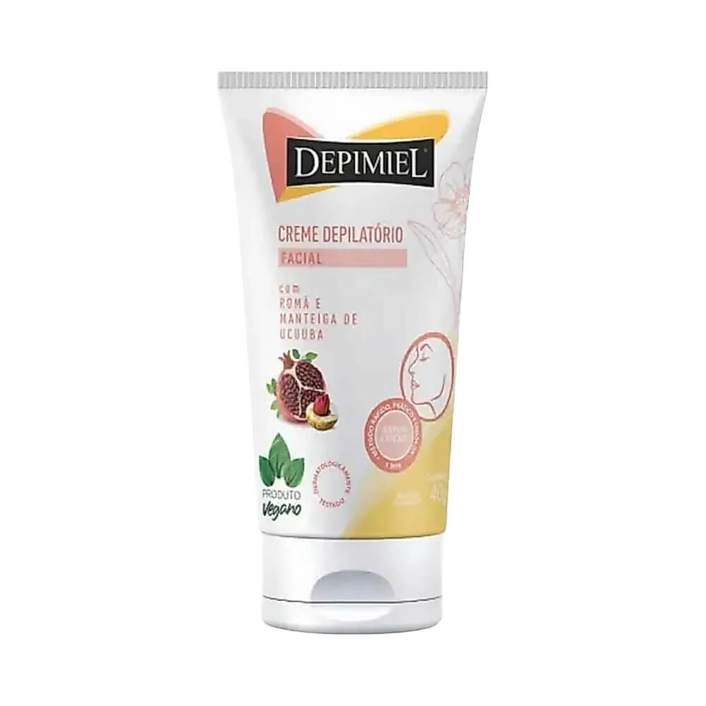 Creme Depilatório Facial Depimiel Romã e Manteiga de Ucuuba 40g