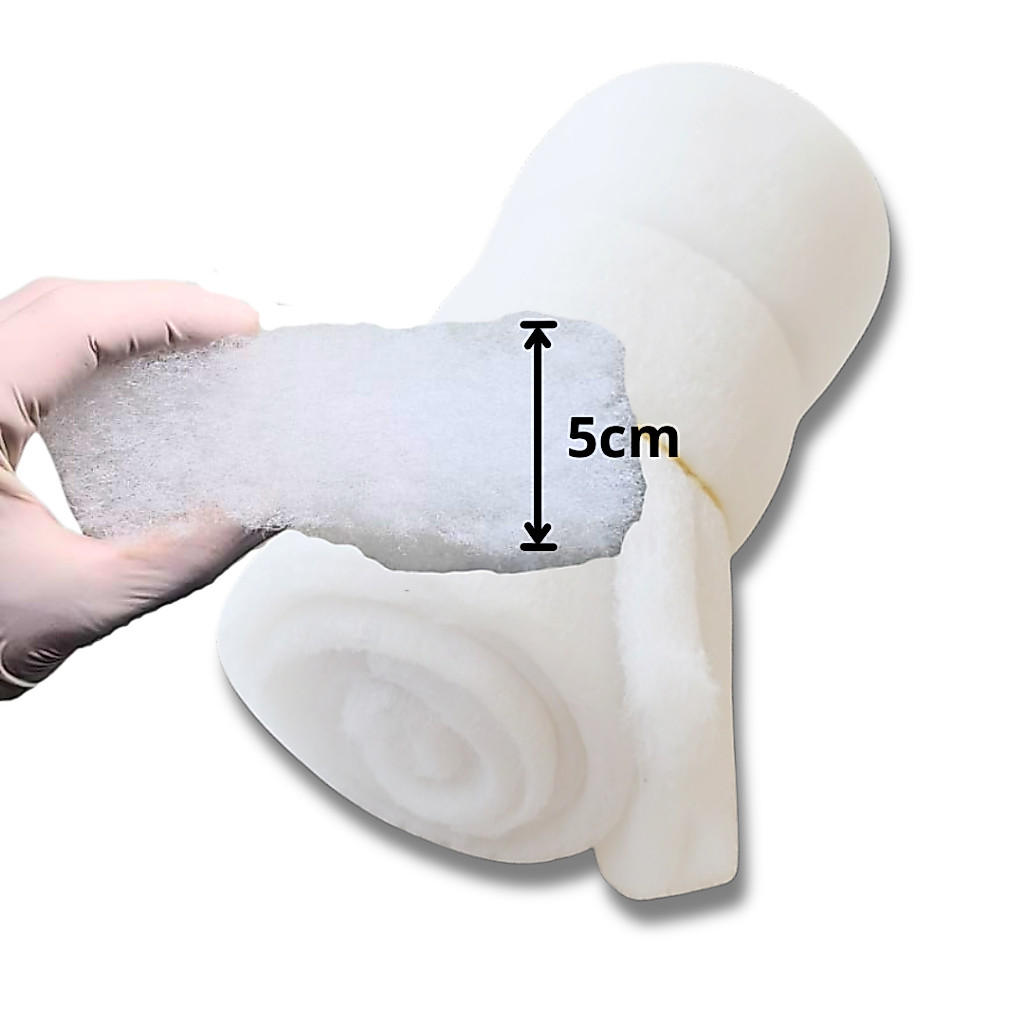 Manta Acrilica Perlon Ultra Grossa - 5cm Espessura - 1,40mx0,3m