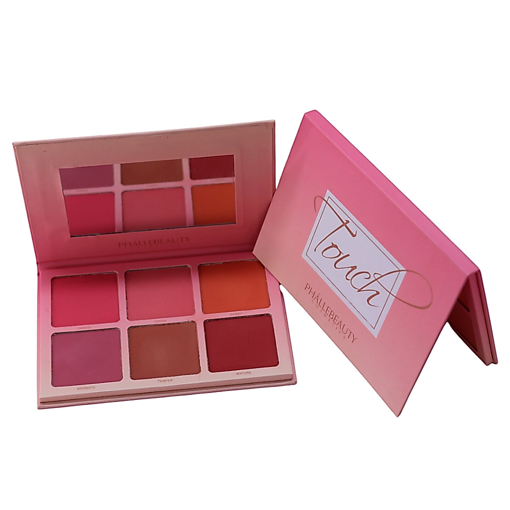 Paleta de Blush Touch 6 Cores PhálleBeauty PH7006