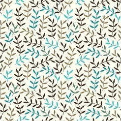 Saco para Presente Decorado - Folhas Finas - 10x14 - 50 unidades - Regina - Rizzo.