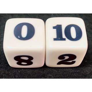 Par de Dados (tentos) Marcadores para Jogo do Truco Mineiro