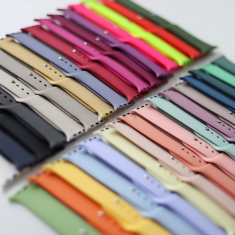 Pulseira De Silicone Strap Esporte Para Relógio IWatch Apple Watch SE Ultra 3 2