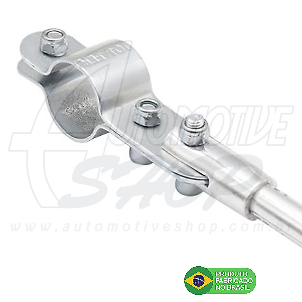 Antena Corta Pipa Moto Retrati GuidãoAço Inox Zincda M8/ M1 · foto 2