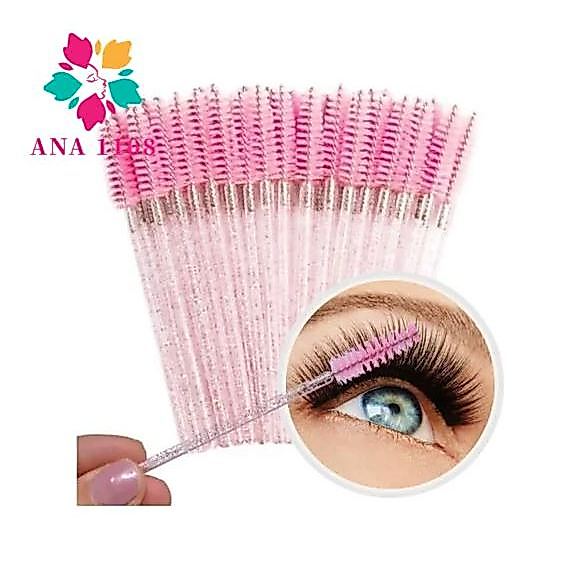 ANA1108 KIT 600 unidades escovinhas com glitter e sem Glitter Extensão de Cílios e sobrancelha · foto 2