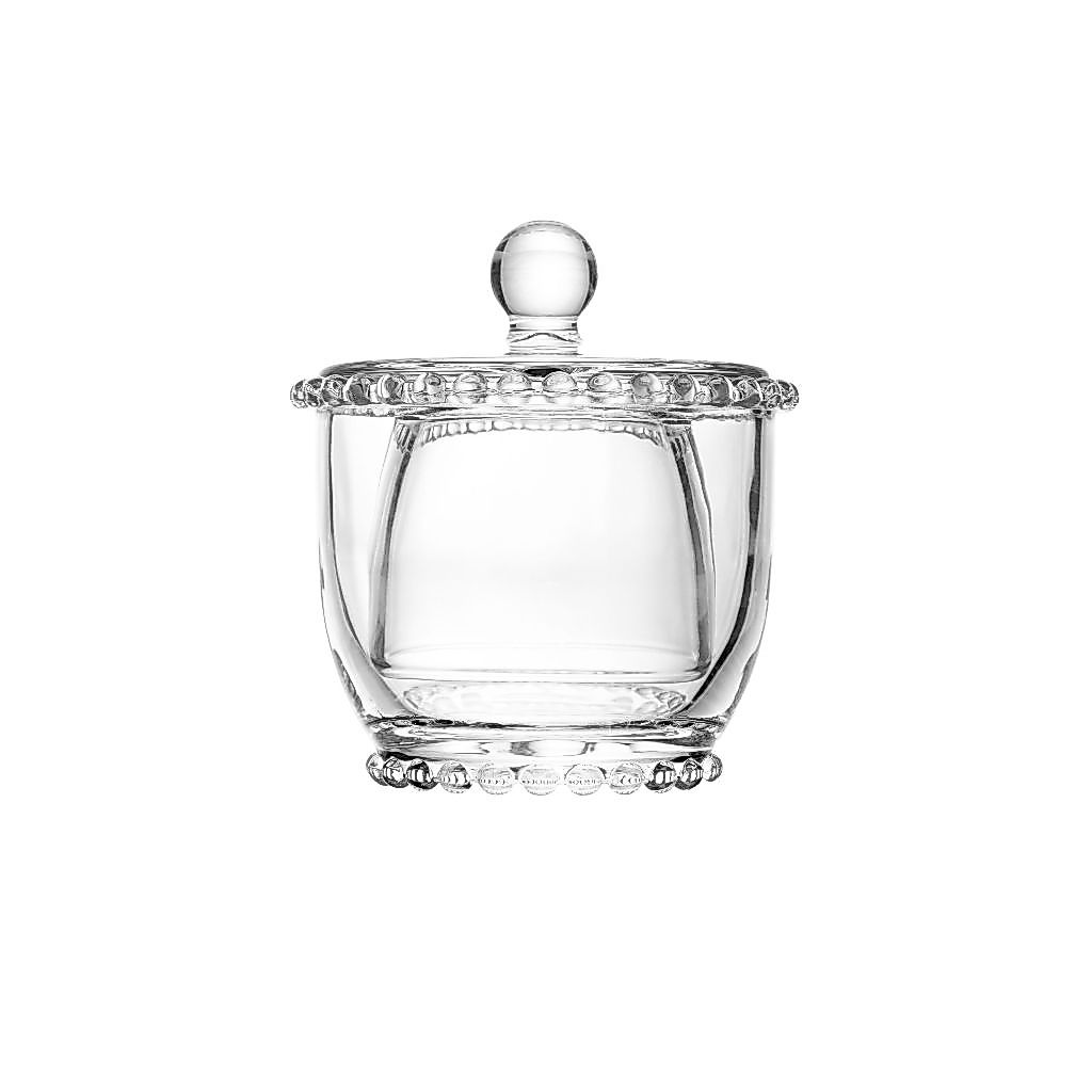 Manteigueira Francesa de Vidro com Tampa Pearl 10,5x10,5x11cm - Unitário e kit com 2 peças Wolff · foto 2