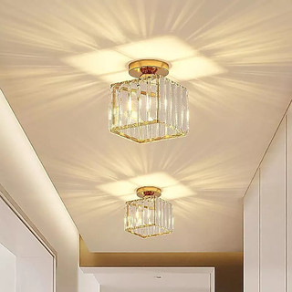 Lâmpada Led Moderna Para Corredor Com LumináRia De Teto De Cristal Para Corredor, Varanda 3 Cores 85V-256V!!