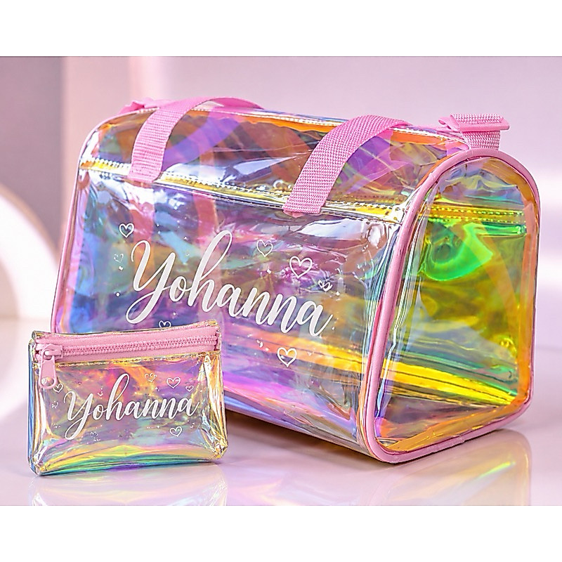 Bolsa Maya Holográfico Premium com Nome Personalizado