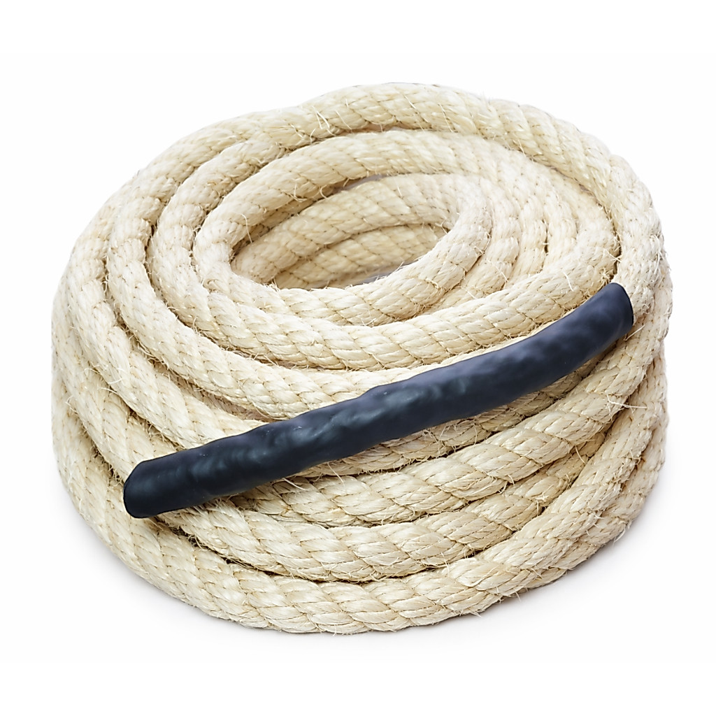 Corda Sisal Natural Cabo De Guerra Infantil 16mm X 15 Metros