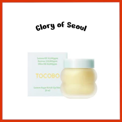[Novo] TOCOBO Máscara Para Os Lábios Com Esfoliante De Açúcar Limão, 20ml