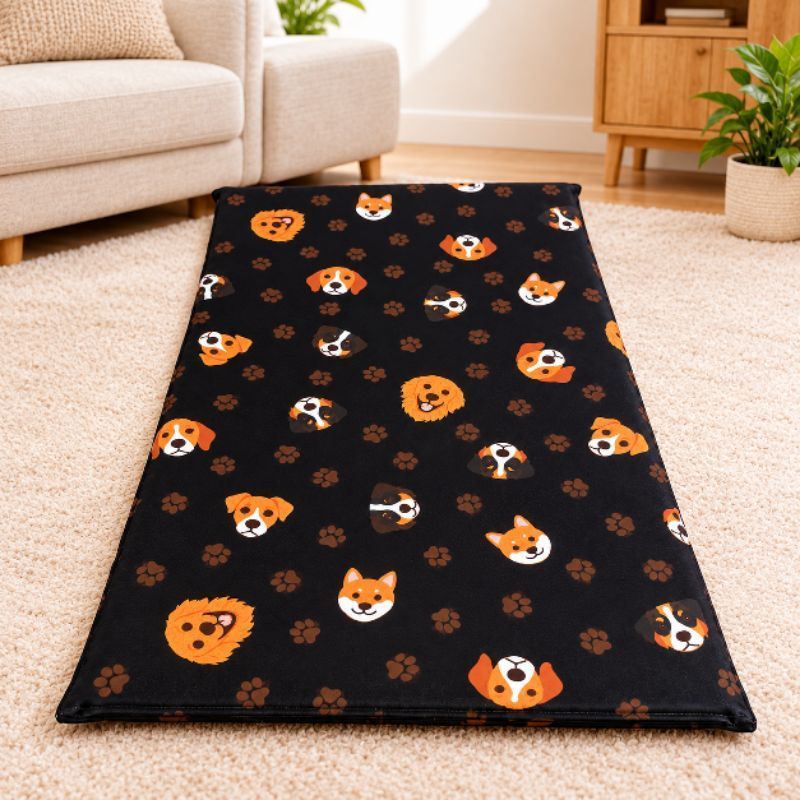 Colchão Pet para Cães e Gatos 80x50x4cm Confortável e Resistente