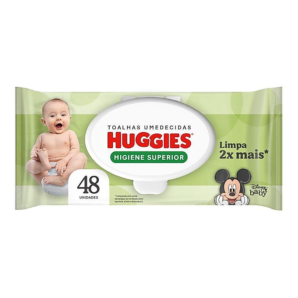 Toalha Umedecida Huggies Higiene Superior 48 Unidades