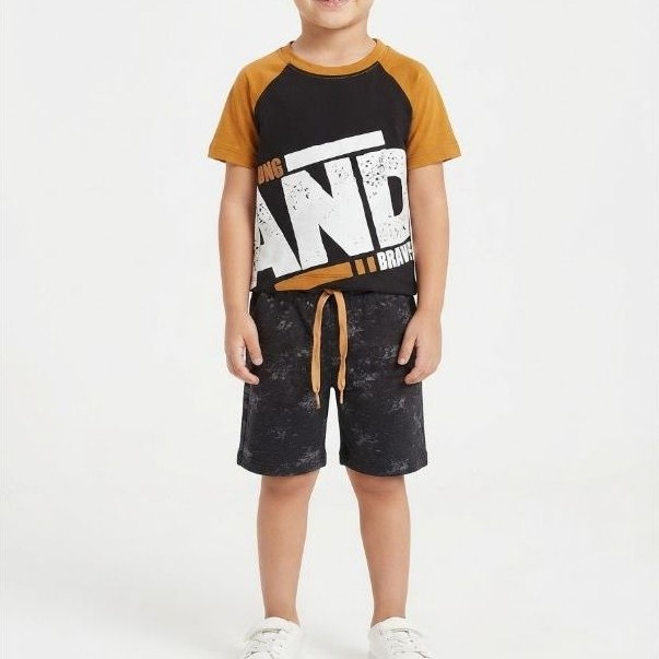 Conjunto Infantil & Juvenil Menino Tamanho 02 ao 14 Masculino Premium Verão