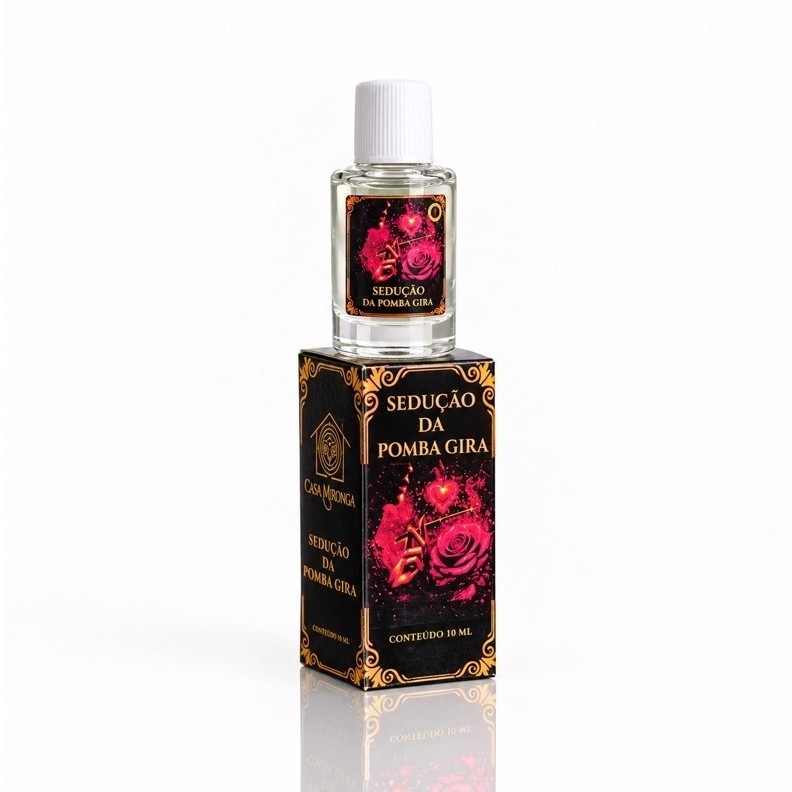 Perfume Atrativo Sedução Da Pomba Gira 10ml, Encanto, conquista, perfume do amor, perfume pomba gira forte