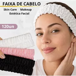 Kit Faixa de Cabelo Descartável até 120 unidades
