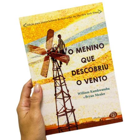 Livro O Menino Que Descobriu O Vento William Kamkwamba História Real Inspiradora De Superação Novo — imagem 2 de 2