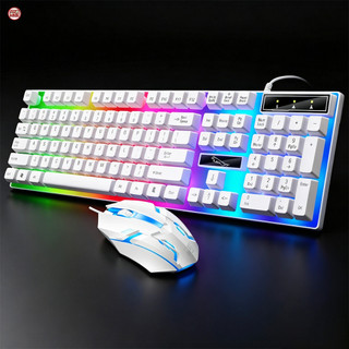 🎹Combo Teclado e Mouse Gamer com Luzes RGB 🎮 Fio de 1.5m, Resolução 1600dpi e Tecla Ç! …