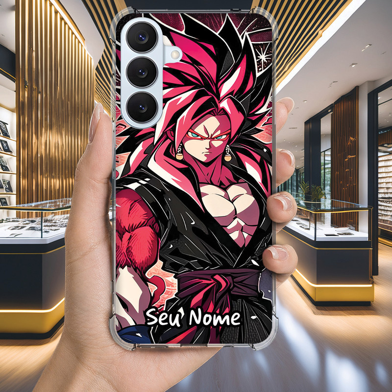 Capa Capinha GALAXY A24 A23 A22 A21S A21 A20 A17 A16 A15 A14 Anti-impacto Personalizada geek DRAGON ball nome (3538)