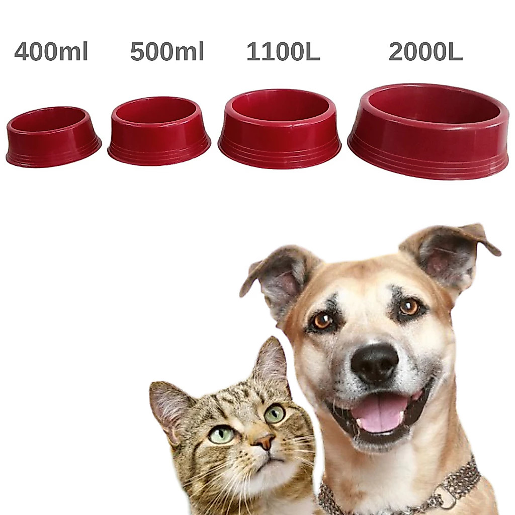 Vasilha Bebedouro Comedouro Para Cães Gatos Pet Ração Água Antiderrapante Vários Tamanhos E Cores