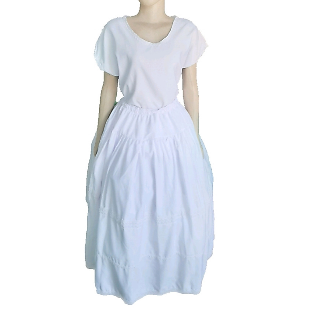 ROUPA UMBANDA CONJUNTO FEMININO MICROFIBRA PROMO CANDOMBLÉ