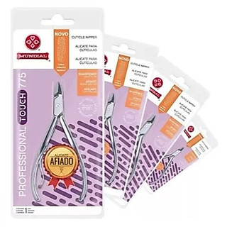 Kit 4 Alicates Mundial Cutícula 775 Profissional Inox
