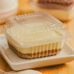 KIT 10~50 Embalagem Quadrada 300 ml Articulada para Bolo Docinho Brigadeiro B 655 - BWB 14149 -