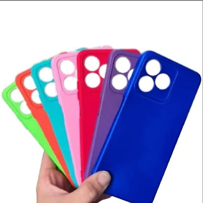 Capa Capinha Case Xiaomi Redmi 13 Aveludado Proteção de Câmera Colorido Silicone Colorido Premium