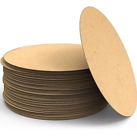kit Sousplat MDF Cru 35cm Supla Suplats Base para capa Tecido - OFERTA