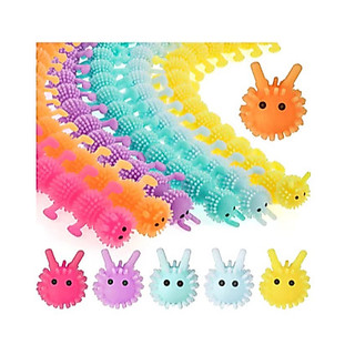kit 6/10/20 Flofy Squish Fidget Toy Minhoca Anti-Stress Pop It Estica E Solta Sensorial Relaxante Stretchy Centopéia