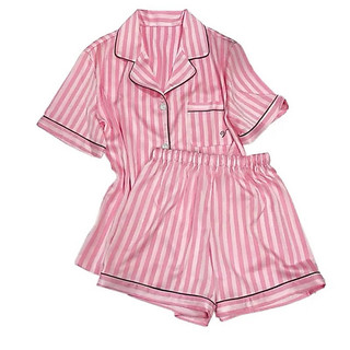 Pijama Listrado Estilo Vitória S, Americano bem bloguerinha prontaentrega no brasil.
