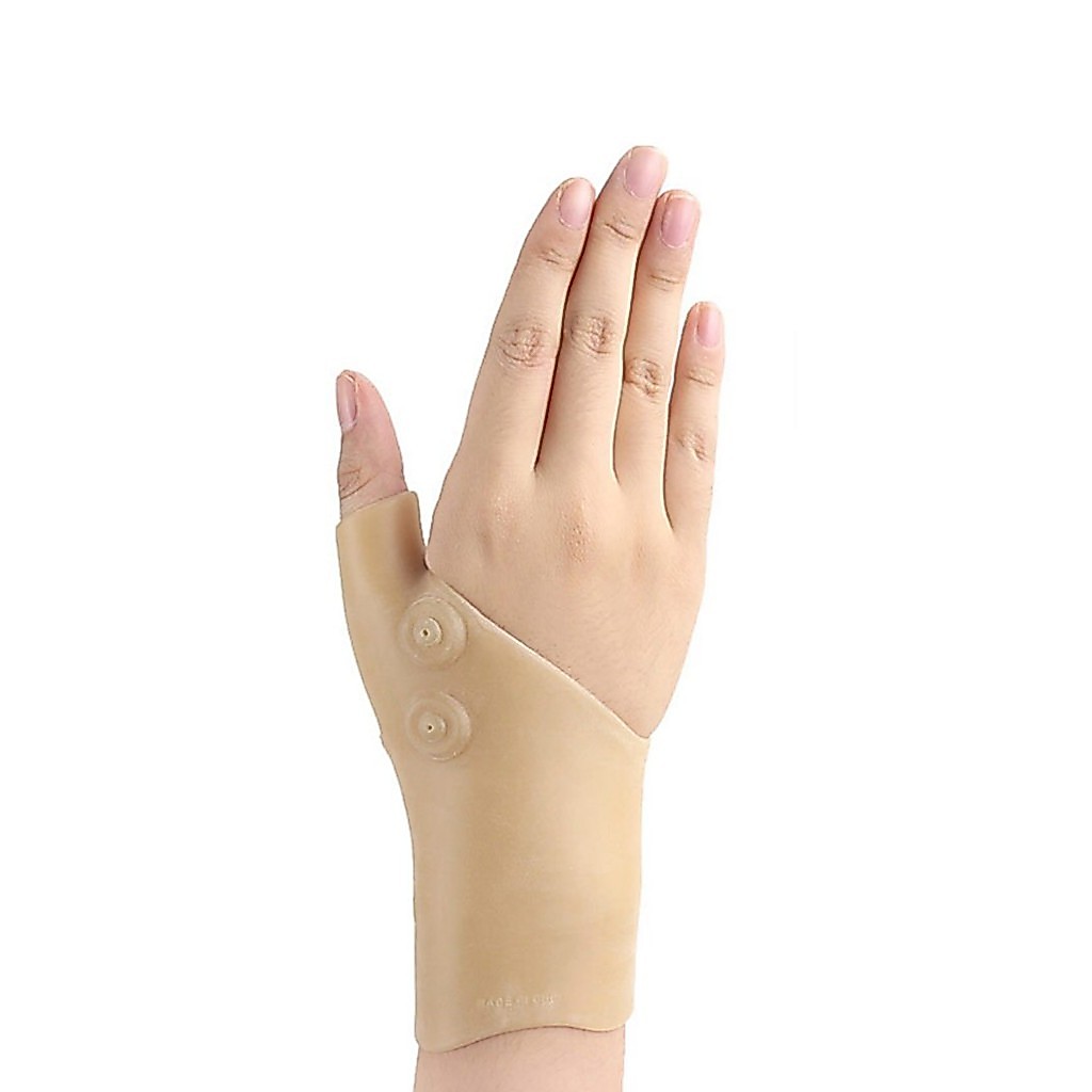 Luva Polegar Magnética Terapia Alivio Dor Artrite Silicone
