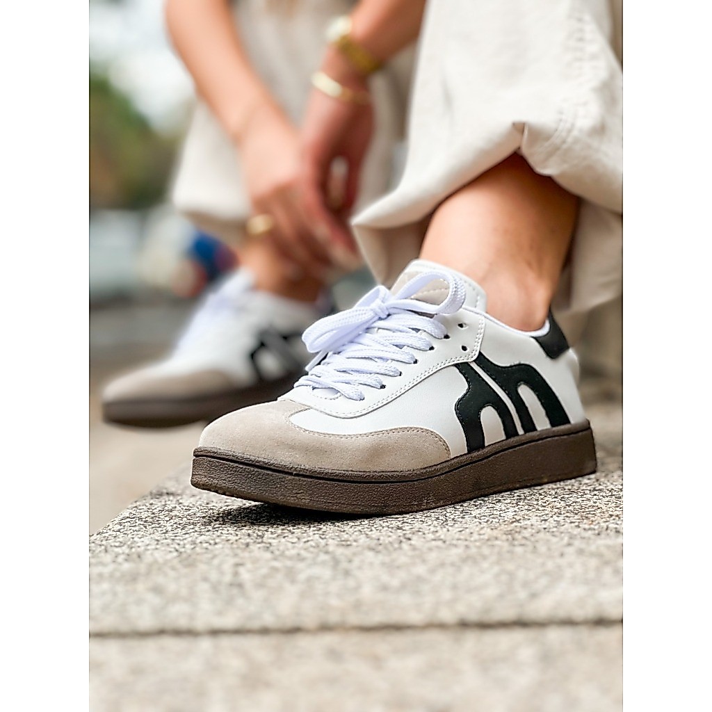 Tenis Feminino Dubuy Flatform Casual Street Recorte Preto Alba 032DB · foto 2
