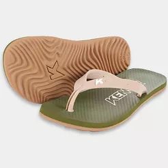 Chinelo Kenner New Summer Lisa Masculino - Verde e Bege