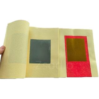 Papel Joss Chinês - Folha de Ouro e Prata, Pacote com 100 unidades, Papel de Bambu, para Festivais e Culto Ancestral.
