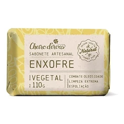 Sabonete de Enxofre 100% Vegetal - Cheiro de Ervas
