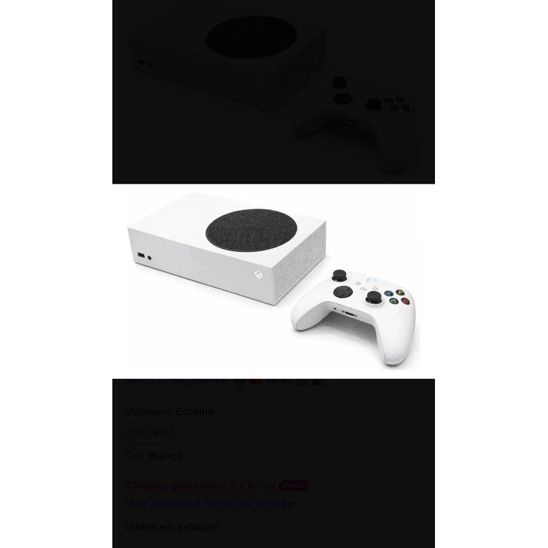 Microsoft Xbox Series S 512GB Standard Cor Branco (Usado)