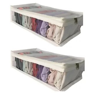 Kit 2 Colmeias Organizadoras Cristal Com Ziper Tam M 06 Divisórias (Produto Nacional)