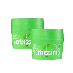 Kit Desodorante Em Creme Antitranspirante Herbíssimo Fresh 55g (2 unidades)