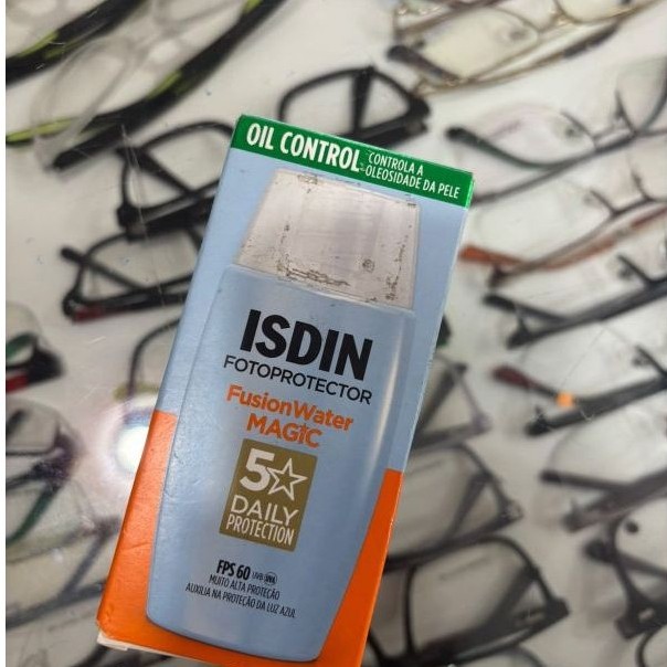 ISDIN Protetor Solar Facial Fusion Water 5 Stars Sem Cor FPS 60 - 30ml