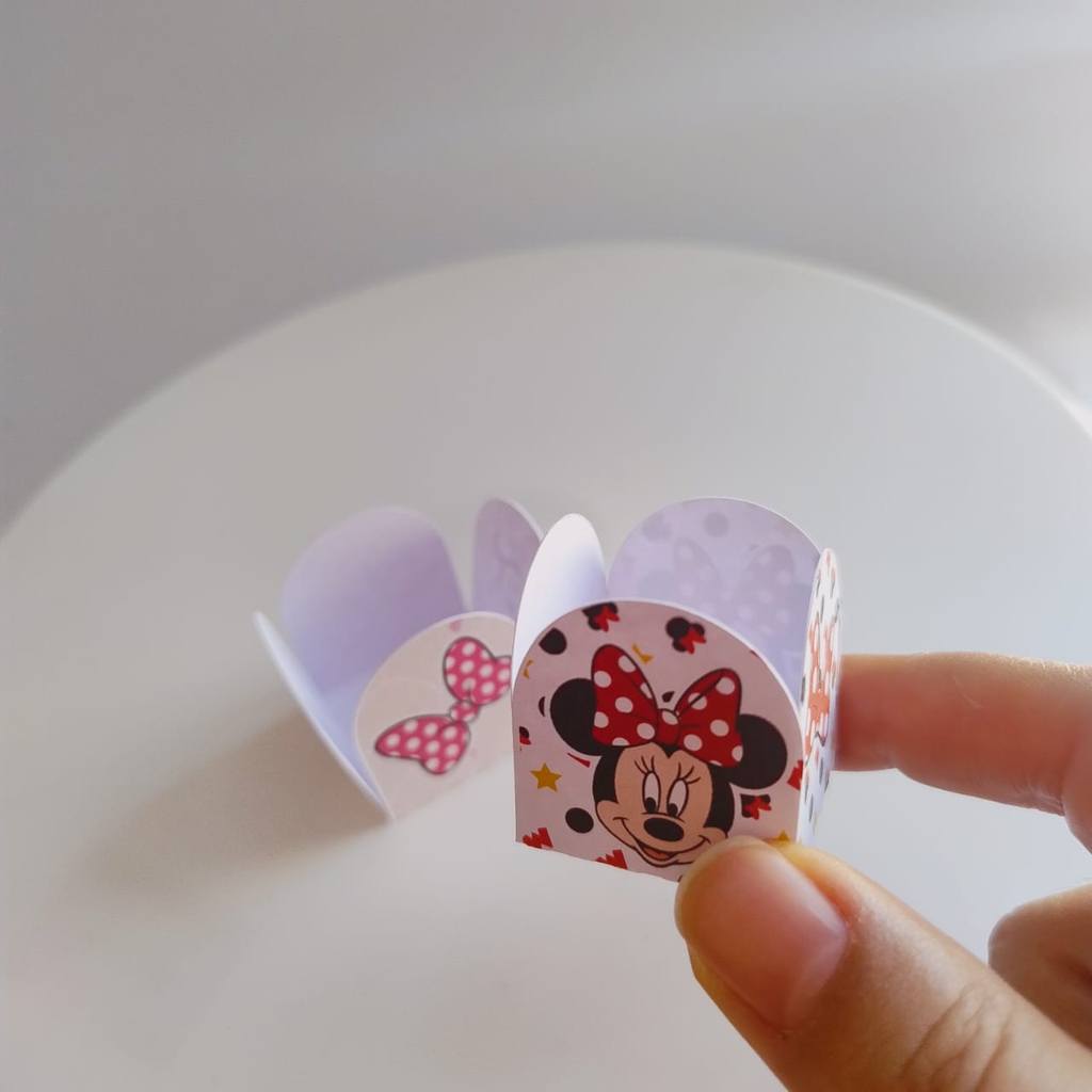 FORMINHA PARA DOCES MICKEY OU MINNIE PERSONALIZADA PARA DOCINHOS BRIGADEIRO FESTA INFANTIL ANIVERSARIO CASAMENTO