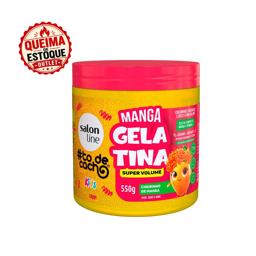 Gelatina Manga #todecacho Kids Condicionante 550g